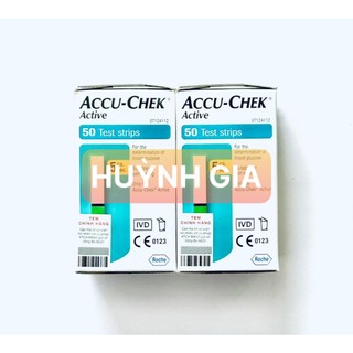 Hộp 50 Que thử tiểu đường AccuChek Active CHÍNH HÃNG DATE XA
