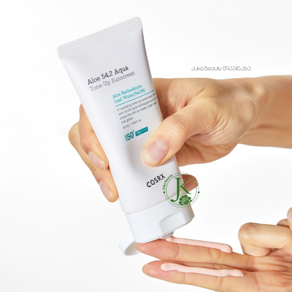 Kem chống nắng nâng tone Cosrx Aloe 54.2 Aqua Tone Up Sunscreen SPF50+ PA++++ 50ml