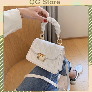  Túi Xách Nữ Đeo Chéo Túi Cầm Tay Quai Rúm Chần Trám Phong Cách Hàn Quốc QG Store 