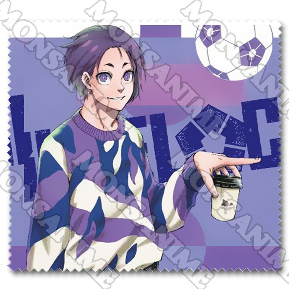 Khăn lau kính BLUE LOCK in hình anime chibi đa năng xinh xắn tiện lợi