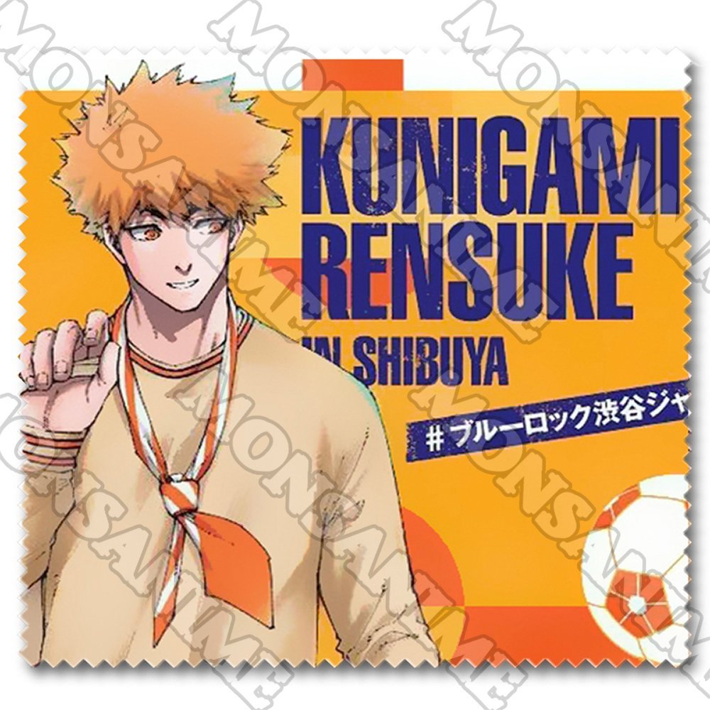 Khăn lau kính BLUE LOCK in hình anime chibi đa năng xinh xắn tiện lợi