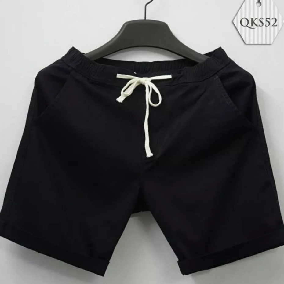 Quần Short Nam Kaki Thun Co Giãn Form Dáng Thể Thao, Quần Unisex Kaki Lửng