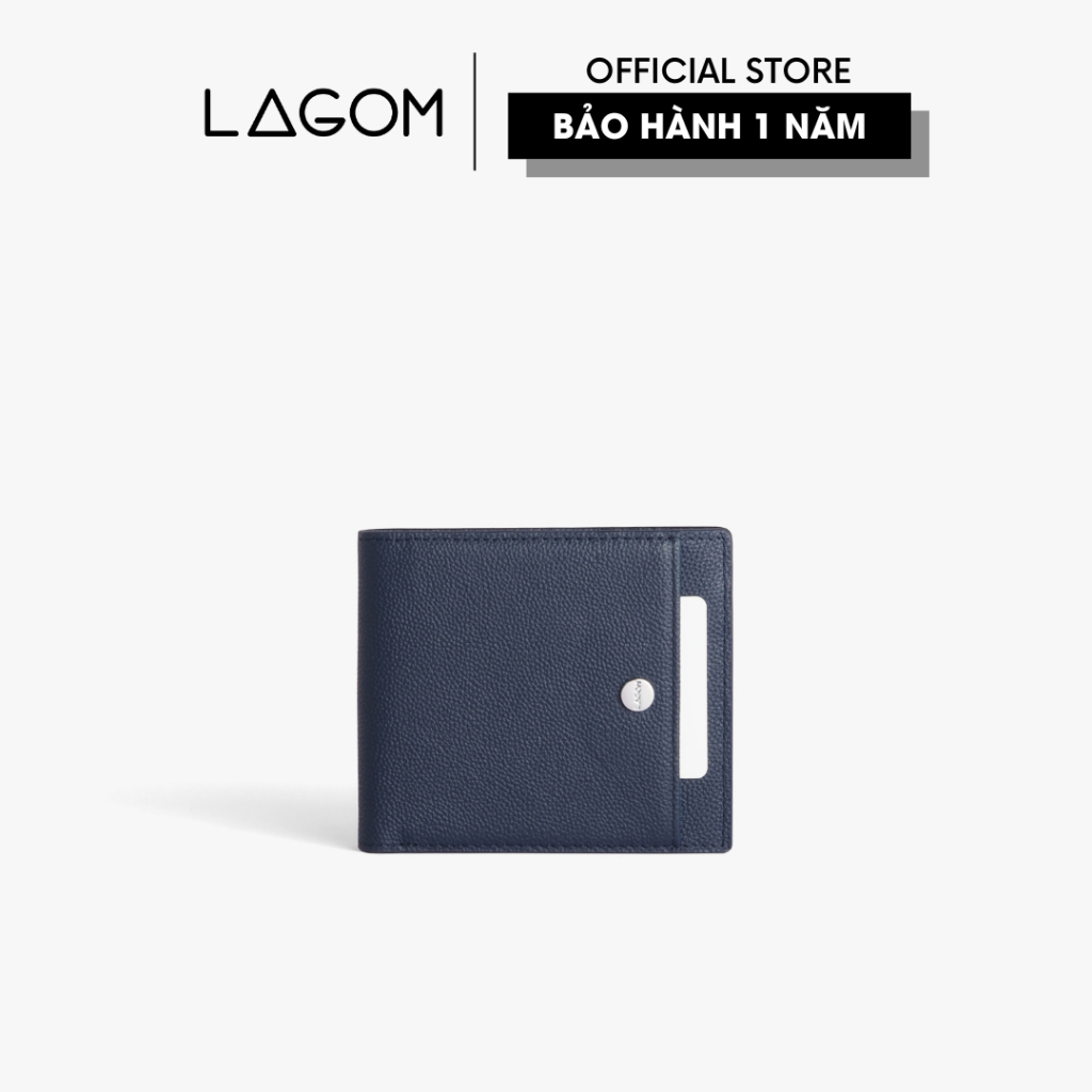 Ví nam da thật LAGOM - Grain Bifold Wallet