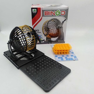 Lồng Quay Lô Tô ⚡ FREE SHIP ⚡ Bingo Neo 90 số Loại Lớn 24 Thẻ- Đồ chơi Hot cho ngày Tết