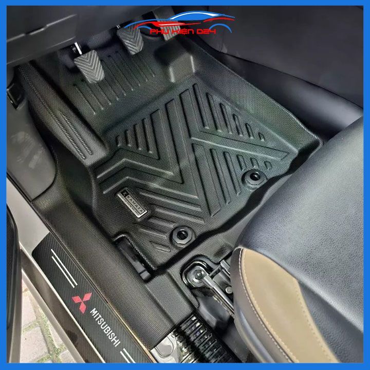 Thảm sàn nhựa TPE 5D đúc nguyên khối - Mitsubishi Xpander 2018-2019-2020-2021-2022-2023