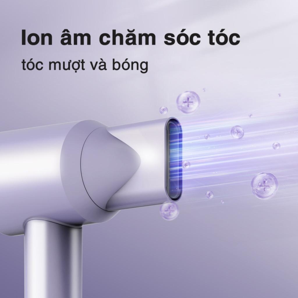 Máy sấy tóc cao cấp Dibea Super Air T30 Pro/Plus 1600W ion âm cao , tuần hoàn nhiệt màn hình Led thông minh