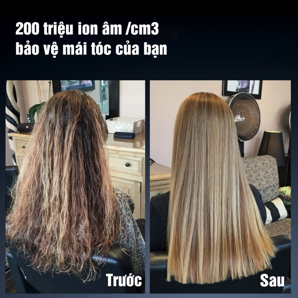 Máy sấy tóc cao cấp Dibea Super Air T30 Pro/Plus 1600W ion âm cao , tuần hoàn nhiệt màn hình Led thông minh