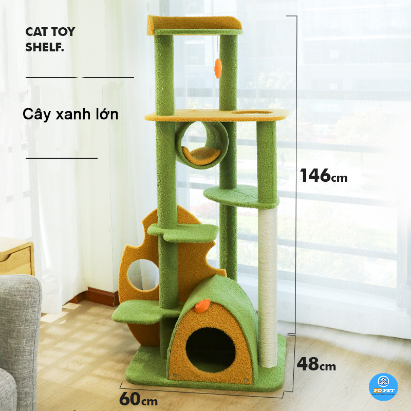 CATTREE - Tổng hợp các mẫu nhà mèo siu cute - Nhà chơi cho mèo, thú cưng mẫu mới cao cấp