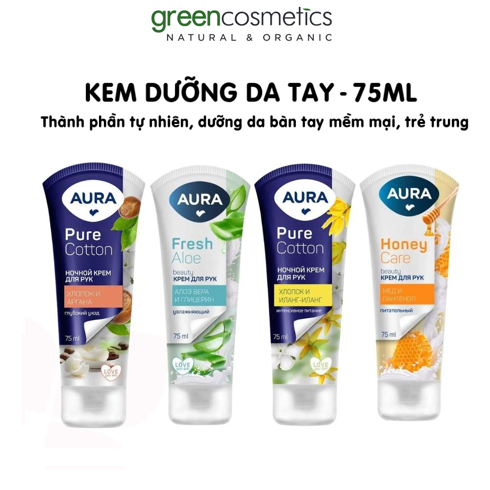 Kem dưỡng da tay Fito Aura dưỡng da tay mềm mại, trẻ trung 75ml