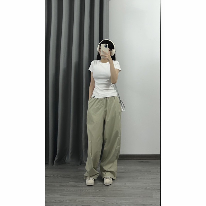 Áo Thun Nữ Baby Tee Tay Ngắn Cổ Tròn Ôm Body DÁNG DÀI