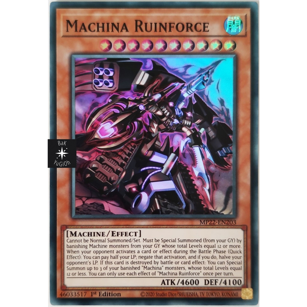 Machina Ruinforce |EN| Super Rare