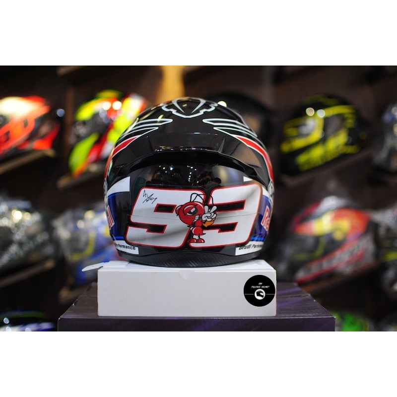 Tem Redbull dán mũ bảo hiểm fullface