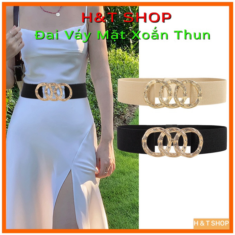 Đai Váy, Belt, Nịt Váy Mặt Oo Soắn Phối Váy Nữ - H&T SHOP