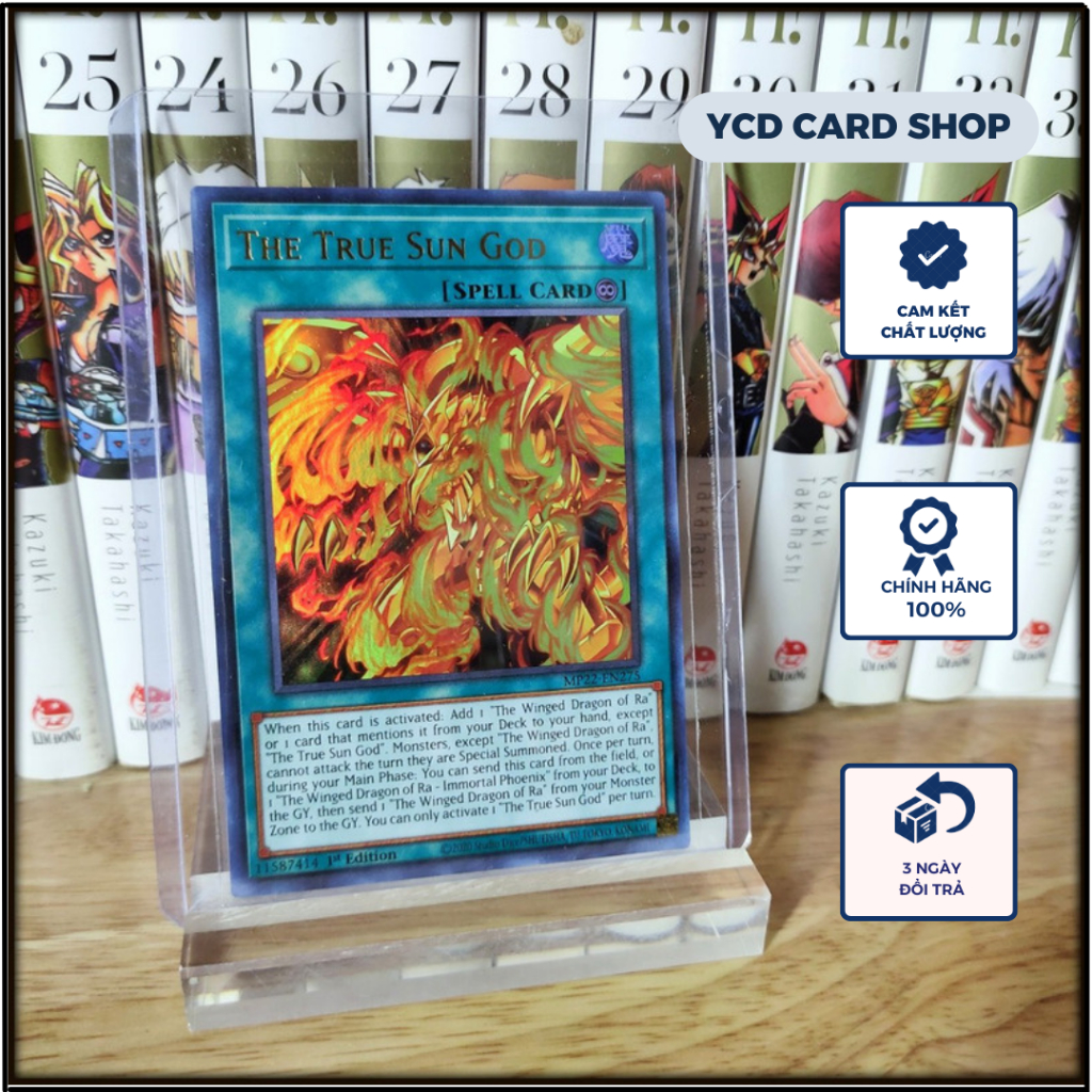 Thẻ bài Yugioh Chính Hãng The True Sun God – Ultra Rare