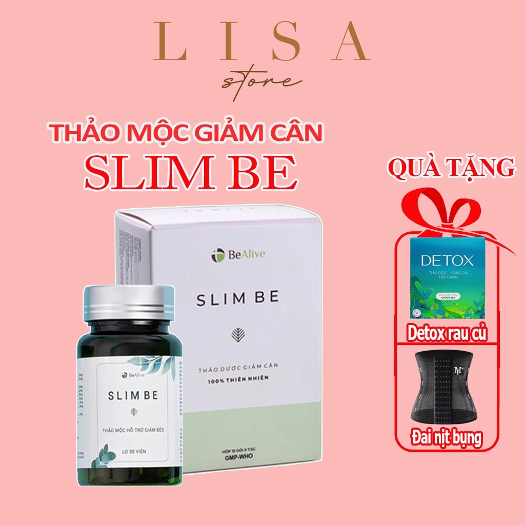 Thảo Mộc Giảm Cân Slim Be Chính Hãng Hộp 30 Viên Tpcn Không Phải Là Thuốc Giảm Cân