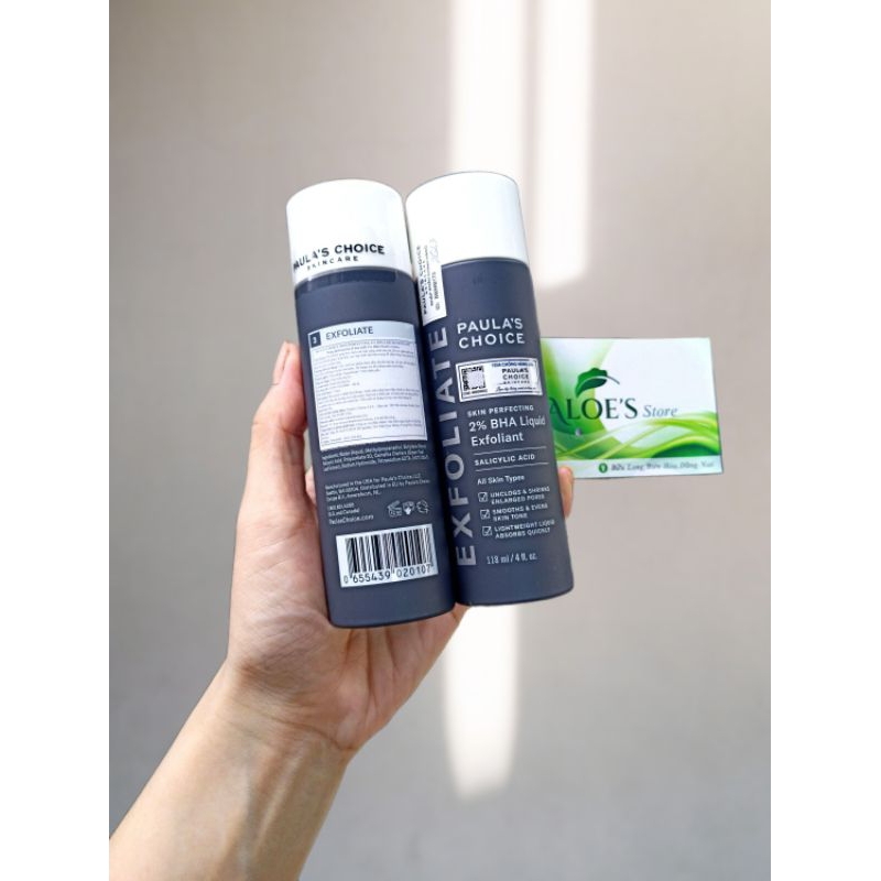 Tẩy Tế Bào Chết Hóa Học  Paula's Choice Skin Perfecting 2% BHA Liquid Exfoliant