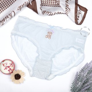 Quần lót nữ ren lưới họa tiết gấu VIBES P016