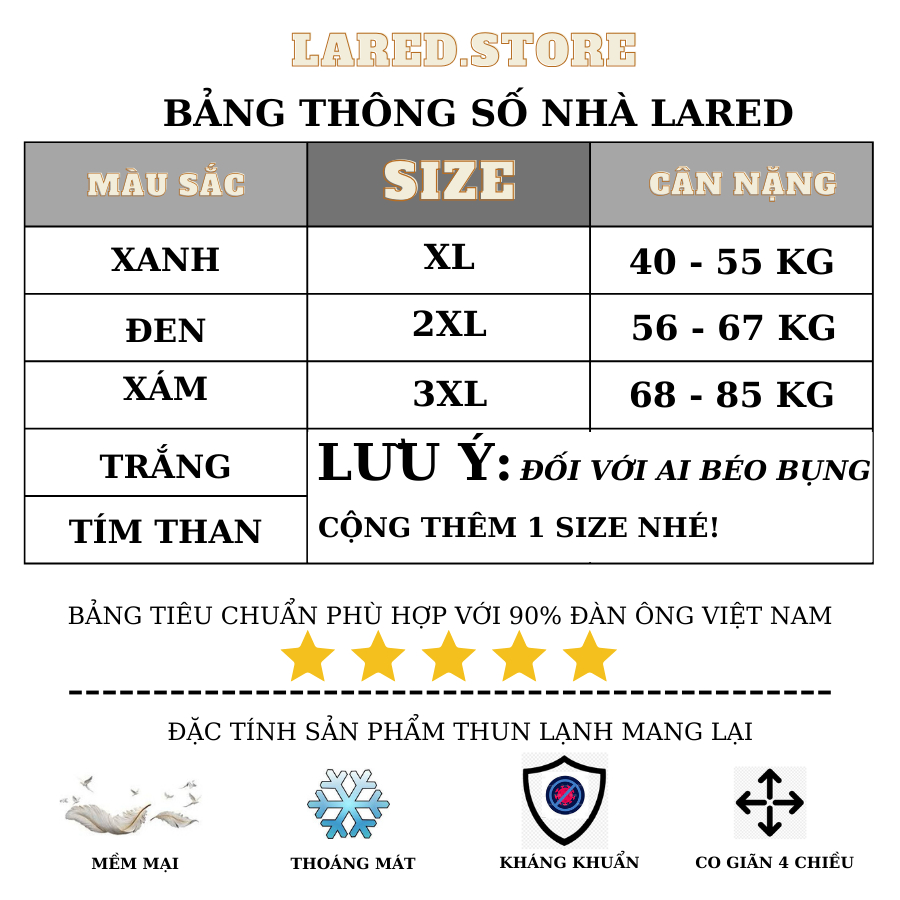 Quần Sịp Nam Adidas  Quần Lót Nam thời trang cao cấp Lared Thoáng mát co gian 4 chiều thấm hút mồ hôi