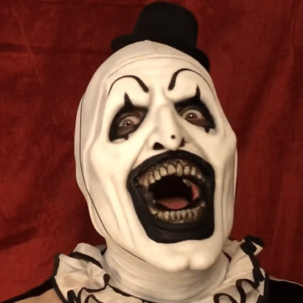 Mặt nạ trùm đầu hoá trang nhân vật hề ma quái cosplay Halloween