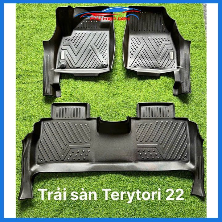 Thảm sàn nhựa TPE 5D đúc nguyên khối - Ford Territory 2022-2023-2024