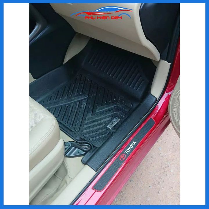 Thảm sàn nhựa TPE 5D đúc nguyên khối - Toyota Vios 2019-2020-2021-2022-2023