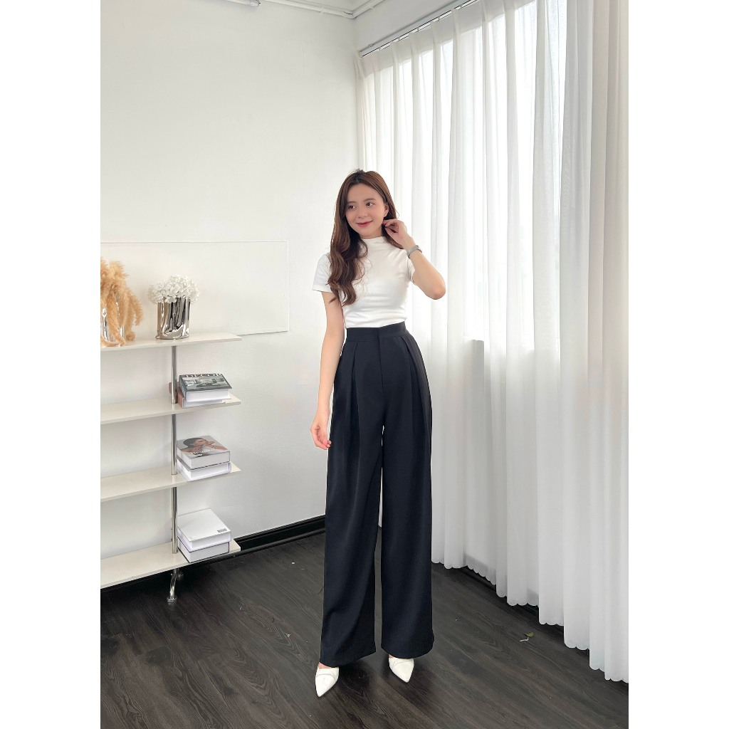 Quần nữ ống rộng cạp cao chất GOD- 247store.vn - Quanongrong382_P13K12