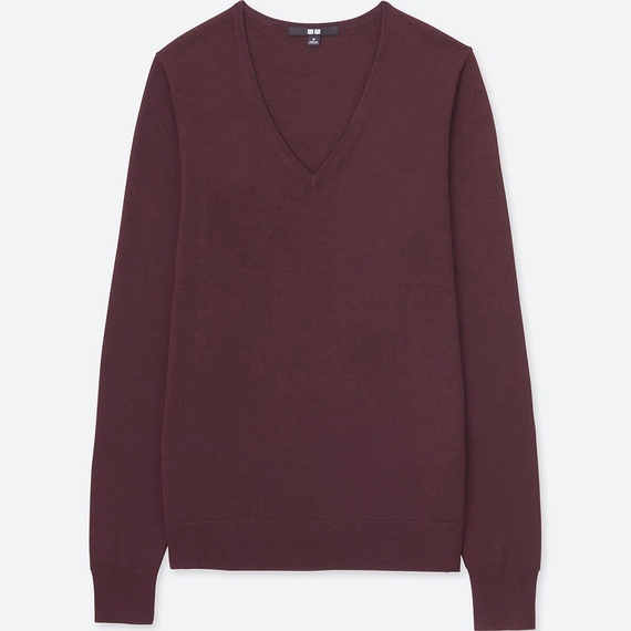 Áo len nữ Extra Fine Merino Uniqlo- 408710