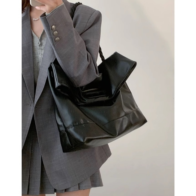 Túi tote da mềm Tuinhacam túi xách đeo chéo đa năng sức chứa lớn thời trang nữ - TNC028