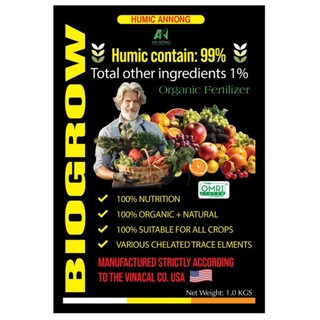 HUMIC BIOGROW - HUMIC ANNONG (Gói 1kg) Kích dưỡng rễ cực mạnh