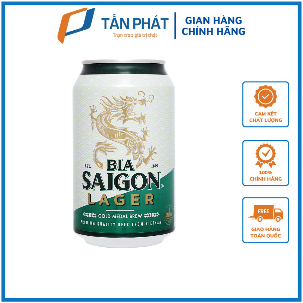 1 Lon Bia Sài Gòn Lager 330ml