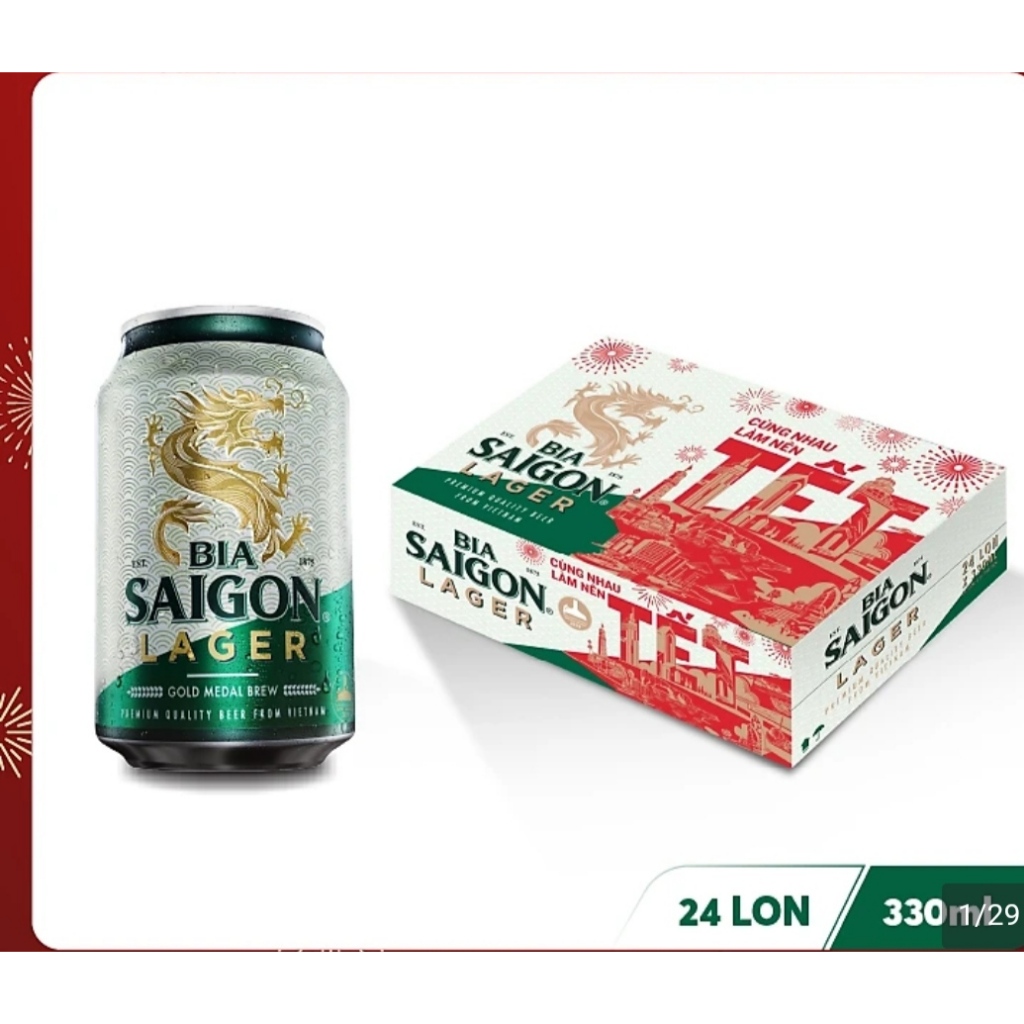 1 Lon Bia Sài Gòn Lager 330ml