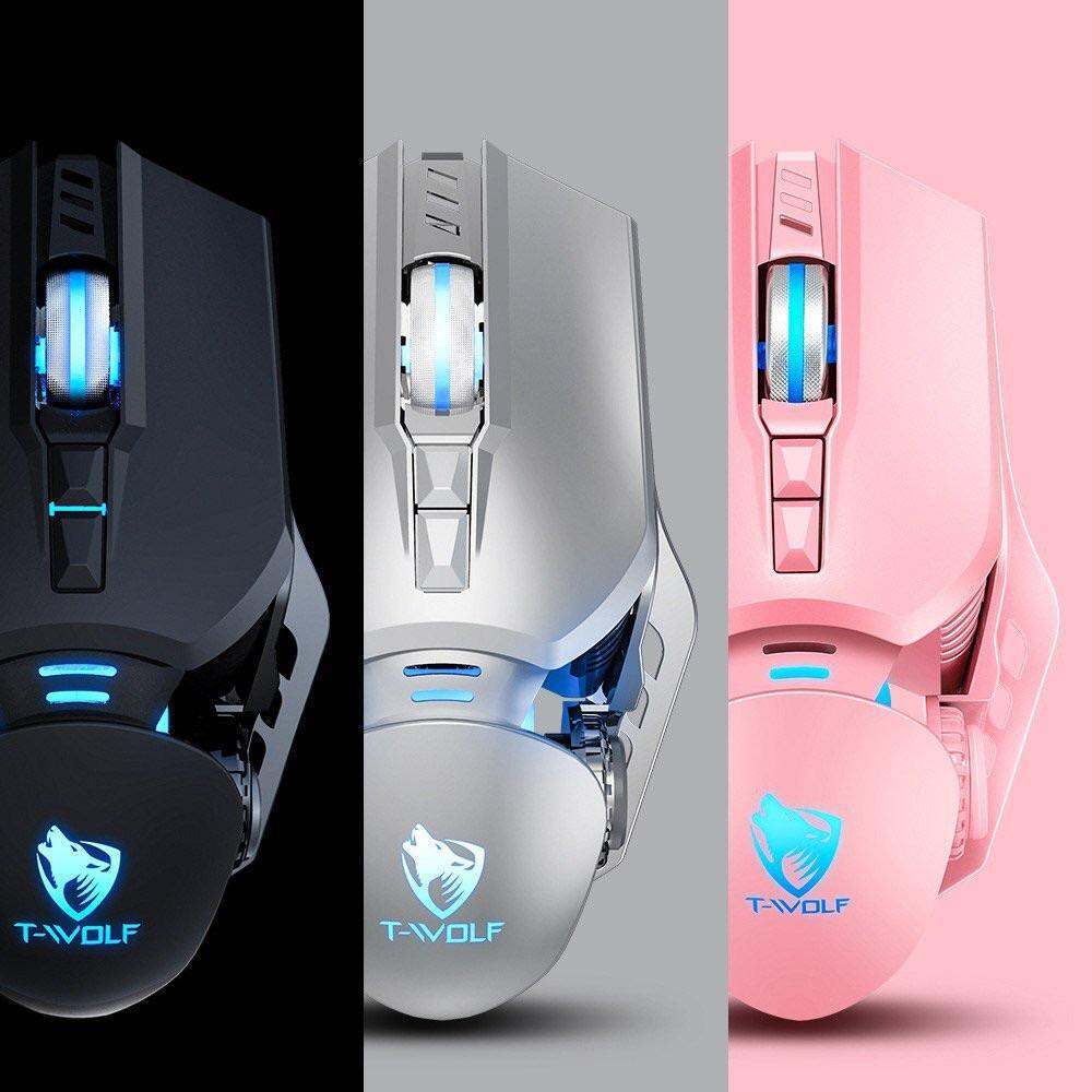 Chuột Máy Tính Có Dây Chuột Gaming LED RGB T-WOLF G530 Chuột Laptop PC Mouse Chơi Game