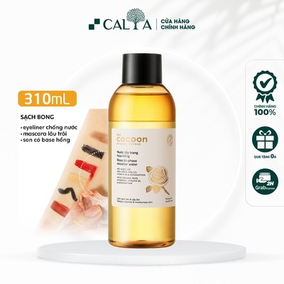 Nước Tẩy Trang Cocoon Chiết Xuất Hoa Hồng Làm Sạch Sâu, Dịu Da, Cấp Ẩm - Cocoon Rose Micellar Water 140ml/310ml