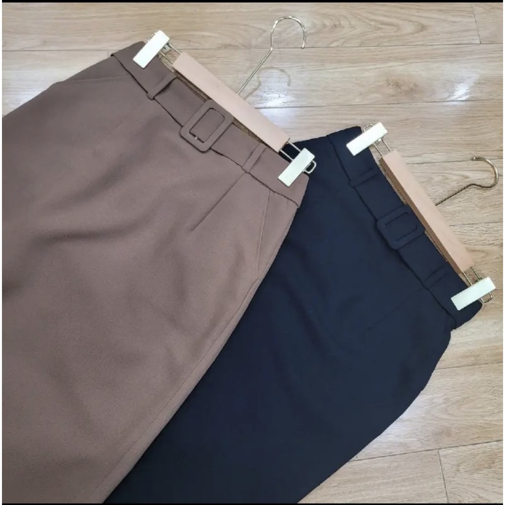 Chân Váy Công Sở Suông 90cm_ Kèm Đai_Có Lót Váy, Chất Vải Vitex,Chân Váy Che Khuyết Điểm,Chân Váy Công Sở_CV56