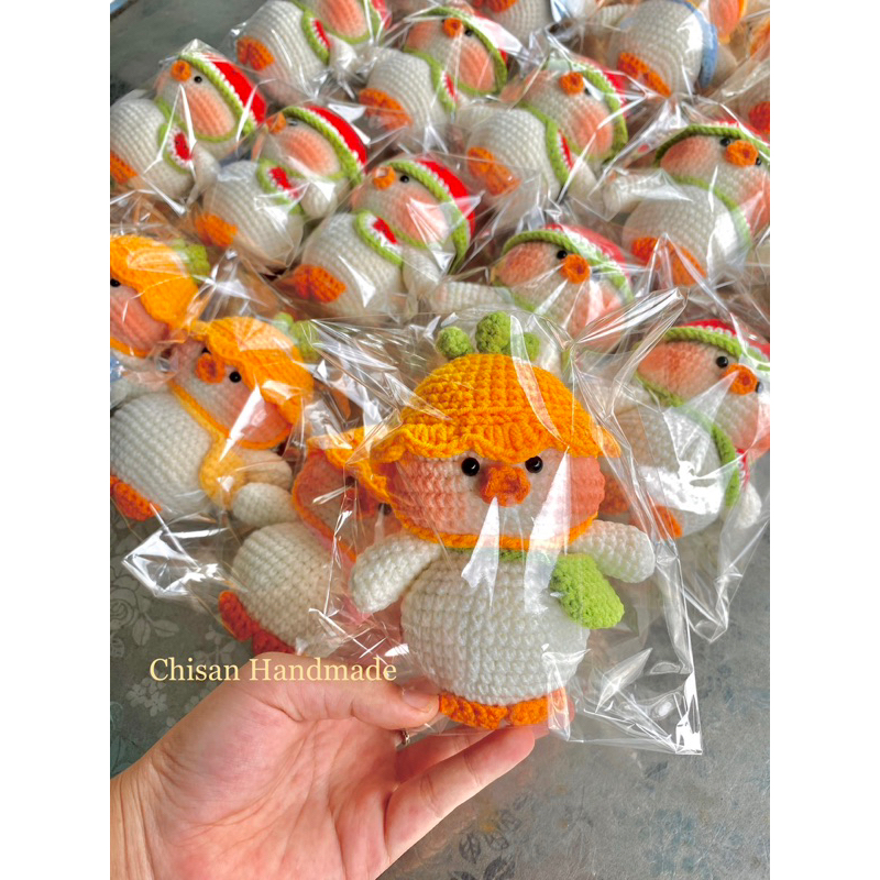 Móc khoá len Vịt Carrot 🥕