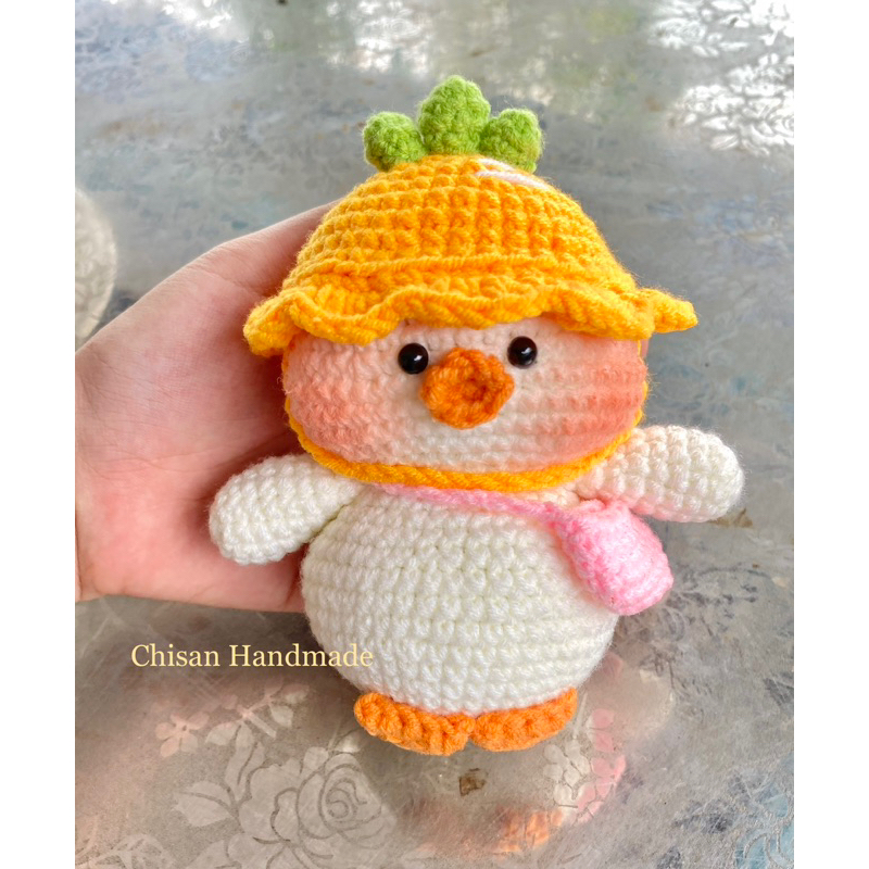 Móc khoá len Vịt Carrot 🥕