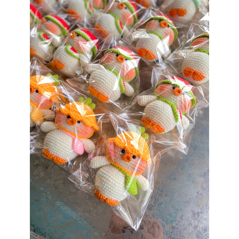 Móc khoá len Vịt Carrot 🥕