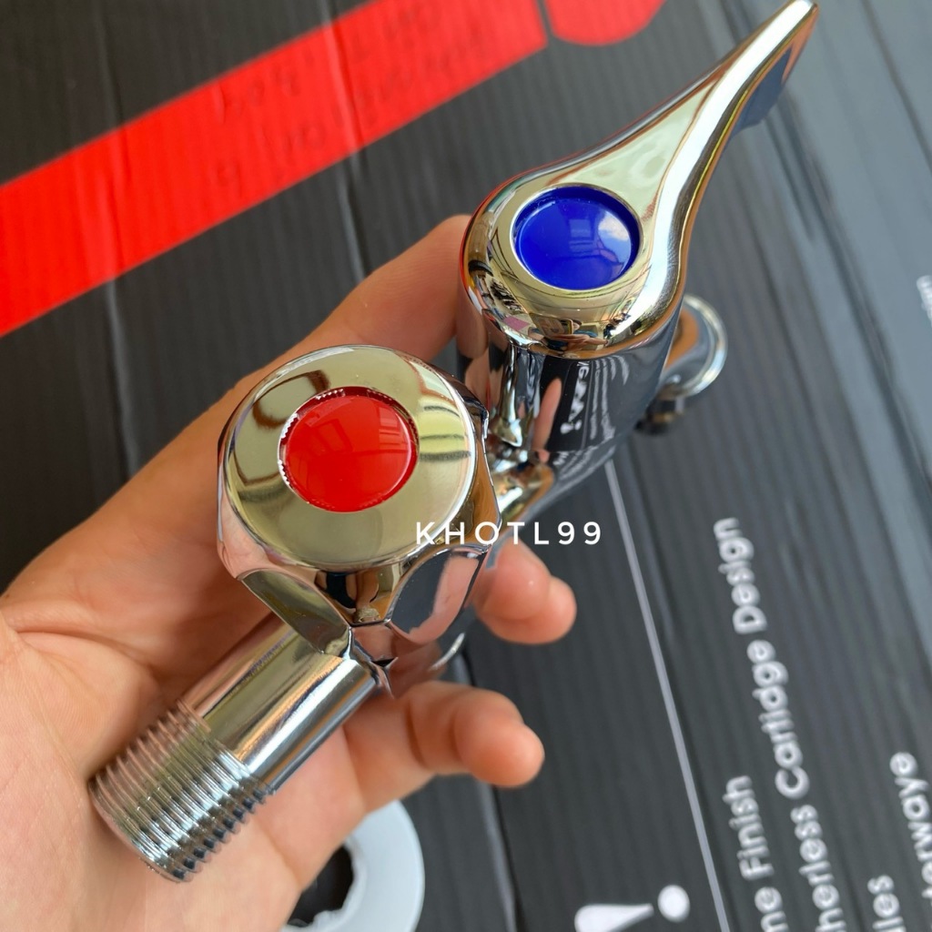 Vòi nước 2 đầu ra inox nặng 400g- Vòi nước 2 đầu cho máy giặt chia nước thành 2 cổng xả độc lập- BẢO HÀNH 1 NĂM