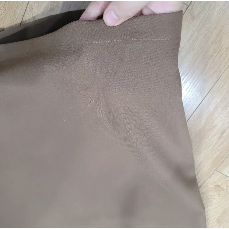 Chân Váy Dáng Suông Dài 90cm Sẻ Trước Kèm Đai_Có Lót Váy, Chất Vải Vitex, Chân Váy Công Sở Che Khuyết Điểm_CV57