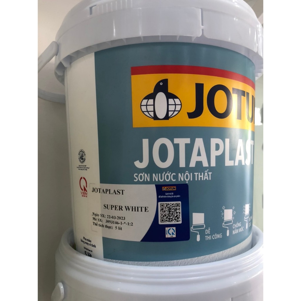 Sơn nước nội thất siêu trắng Jotun Jotaplast
