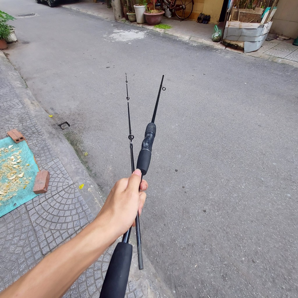 Cần câu lure sói đen đủ size 1m6 1m8 2m1 giá siêu rẻ - Thắng Fishing Store