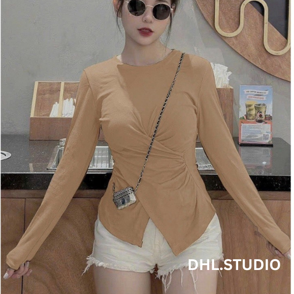 Áo kiểu tiểu thư tay bồng - D16