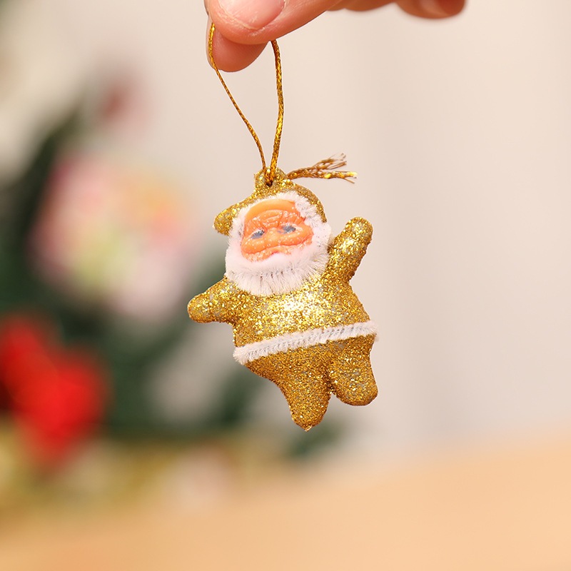 Phụ kiện trang trí noel BỘ 6 ÔNG GIÀ NOEL A27