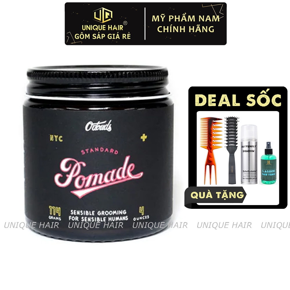 Sáp Vuốt Tóc Standard Pomade O'douds - Chính hãng USA - new 2023 + Quà Tặng