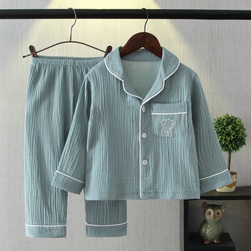 Bộ Đồ Ngủ Pijama Dài Tay MẸ THỎ BOUTIQUE - Đồ Ngủ Cho Bé Trai Bé Gái Chất Vải Mát, Thấm Hút Mồ Hôi Thoải Mái Khi Mặc