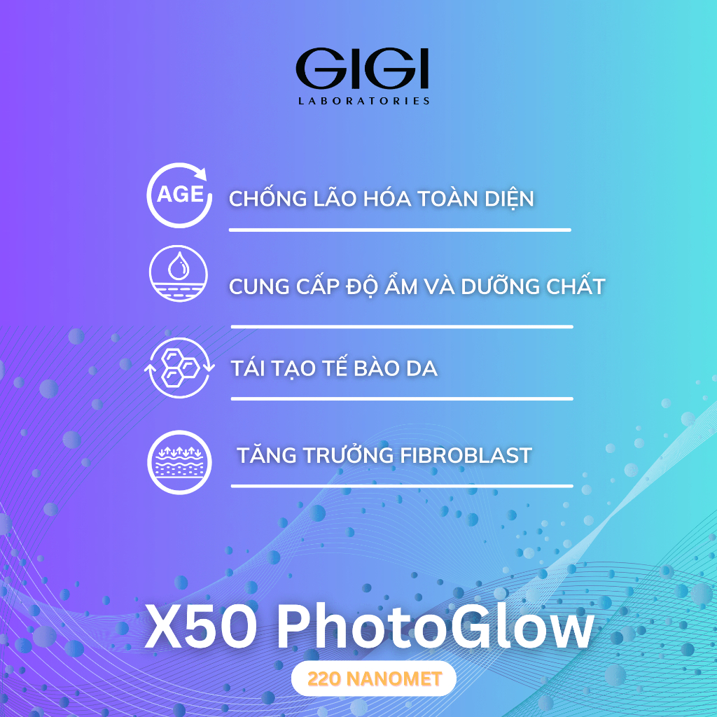 Kem tẩy da chết mềm mịn & sáng đều màu da 10% AHA Glycolic GIGI LABORATORIES Nutri Peptide Glycolic 10% 50ml