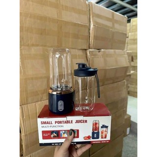 Máy xay sinh tố Juicing Cup 300ML cầm tay 6 lưỡi 2 cối - Máy xay hoa quả sử dụng Pin Sạc Cổng USB siêu tiện lợi