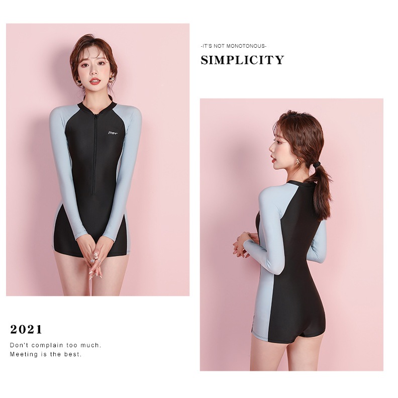 Od Đồ bơi, đồ lặn swimsuit dài tay chính hãng bigsize M-3XL Coolstore