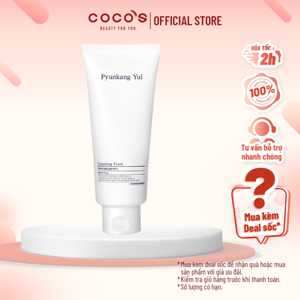 Sữa Rửa Mặt Giảm Viêm, Giảm Mụn Cleansing Foam Pyunkang Yul 150ml
