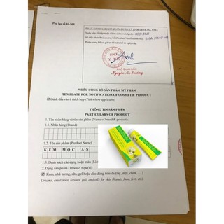 Kem bôi da Mộc An.